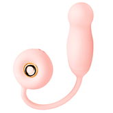 Vibrador femenino Donut de 9 frecuencias, extensible y calentable
